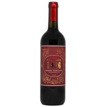 Вино Contada 1926 Rosso Toscano червоне сухе 12,5% 0,75л - купити, ціни на КОСМОС - фото 1