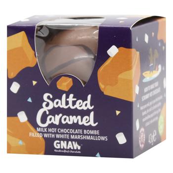 Gnaw Hot Milk Chocolate with Salted Caramel Flavor and Marshmallows 45g - buy, prices for - photo 1