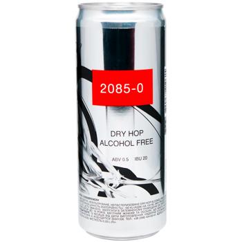 Пиво б/а 2085-0 Dry Hop Alcohol Free н/ф ж/б 0.33 л - купити, ціни на Чудо Маркет - фото 1