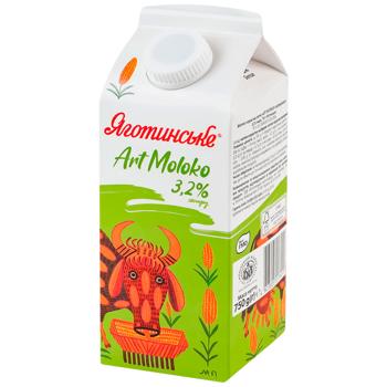 Молоко Яготинське Art moloko пастеризоване 3,2% 750г - купити, ціни на - фото 3