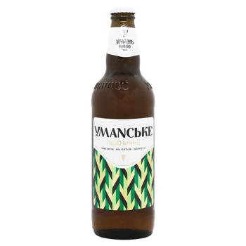 Umanpivo Pshenychne light beer 4.4% 0.5l - buy, prices for METRO - photo 1