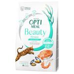 Сухий корм для котів Optimeal Beauty Fitness Healthy Weight Adult Sterilised 1,5 кг – морепродукти