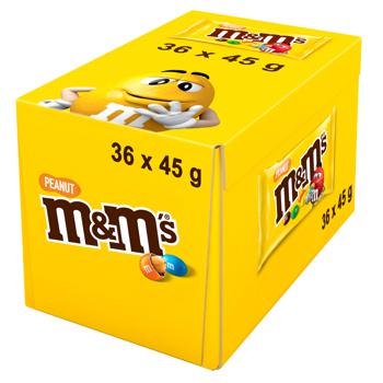 Драже M&M's с арахисом и молочным шоколадом покрытое хрустящей разноцветной глазурью 45г - купить, цены на Cупермаркет "Харьков" - фото 6