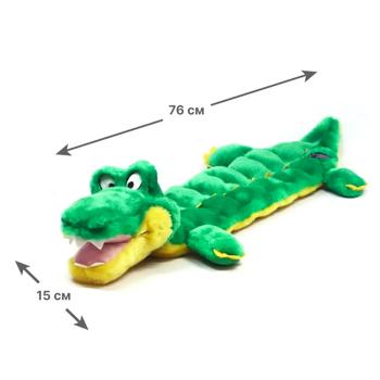 Outward Hound Squeaker Matz Alligator Plush Dog Toy with Squeaker 76cm - buy, prices for MasterZoo - photo 4