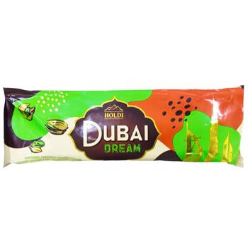 Мороженое Перлина Dubai Шоколадный в фисташковой глазури с кадаифом 70г - купить, цены на КОСМОС - фото 1
