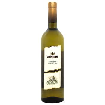 Vardiani Tbilisuri White Semi-Dry Wine 9-14% 0.75l - buy, prices for Vostorg - photo 1