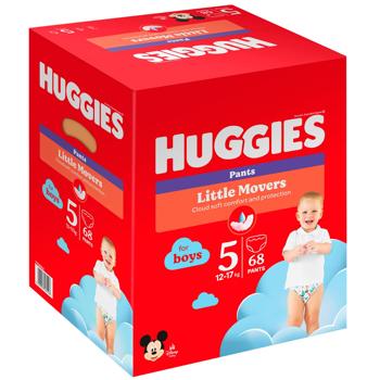 Подгузники-трусики Huggies для мальчиков 5 12-17кг 68шт/уп - купить, цены на Auchan - фото 2