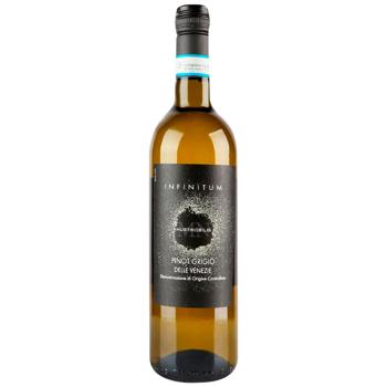 Infinitum Pinot Grigio Delle Venezie White Dry Wine 12% 0.75l