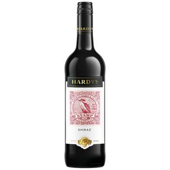 Вино Hardys Stamp Shiraz червоне сухе 11% 0,75л