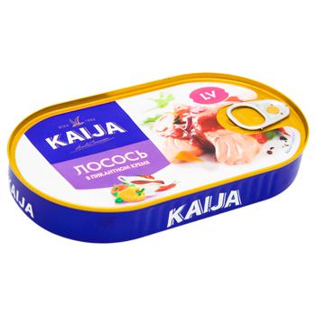 Лосось Kaija филе в пикантном креме 170г - купить, цены на - фото 1