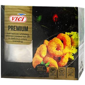 Креветки Vici Popcorn очищенные в панировке 200г - купить, цены на КОСМОС - фото 1