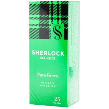 Чай зеленый Sherlock Secrets Pure Green 1,8г*25шт