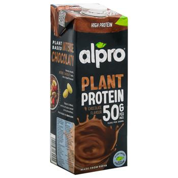 Alpro Plant Protein Chocolate flavour Soy drink 1l - buy, prices for NOVUS - photo 2