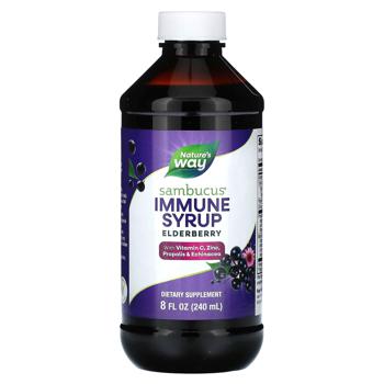 Чорна бузина Nature's Way Sambucus Immune Syrup 240мл - купити, ціни на Біотус - фото 1