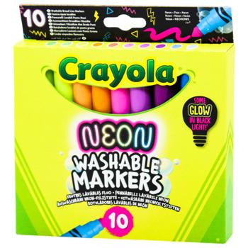 Фломастери Crayola Neon широка лінія 10шт