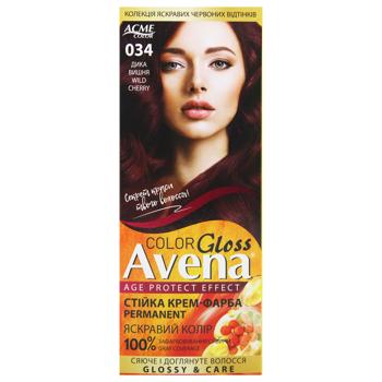 Avena Gloss Wild Cherry Hair Dye 034 - buy, prices for - photo 3