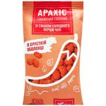 Арахис Суббота жареный соленый в хрустящей оболочке со вкусом сладкого перца чили 100г