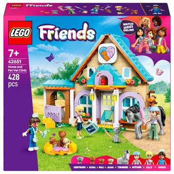 Lego Friends Horse and Pet Vet Clinic Building Set 42651 - buy, prices for METRO - photo 1