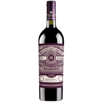 Gran Sasso Montepulciano D'abruzzo Red Dry Wine 13% 0.75l