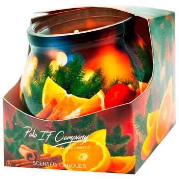 Свічка Miral Апельсин кориця скло - купить, цены на Cупермаркет "Харьков" - фото 1