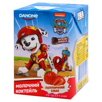 Danone Strawberry Flavored Milk Cocktail 2.5% 212g in Assortment - buy, prices for - photo 2