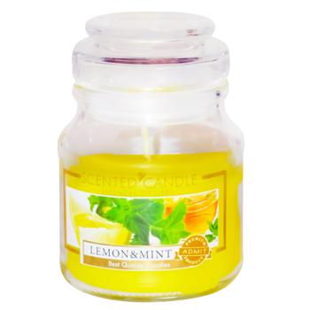 Admit Lemon-mint Candle in Glass Jar - buy, prices for - photo 1