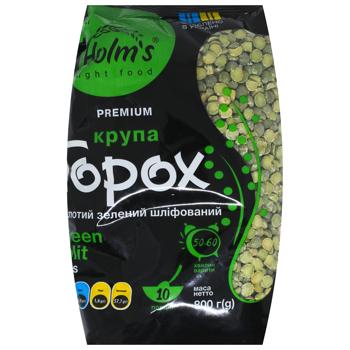 Горох Holm's колотий зелений 800г - купити, ціни на КОСМОС - фото 1