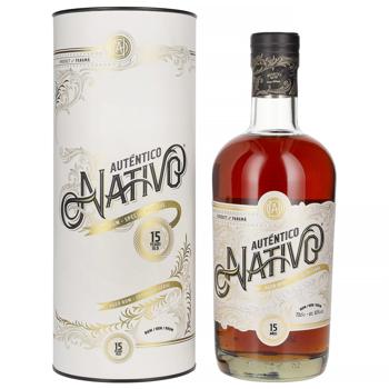 Ром Autentico Nativo 15 лет 40% 0,7л - купить, цены на КОСМОС - фото 1