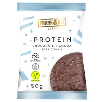 Печиво протеїнове Frank&Oli Шоколад-какао 50г - купити, ціни на NOVUS - фото 1