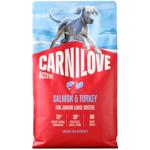 Корм сухий Carnilove Active з лососем та індичкою для цуценят великих порід 4кг