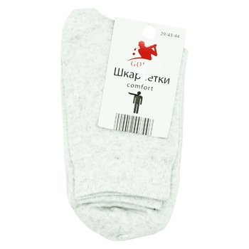 Golfo Comfort Men's Socks s.29 Light Grey - buy, prices for - photo 1