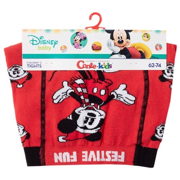 Conte Kids Disney New Year Children's Tights s.80-86 Red - buy, prices for Tavria V - photo 1