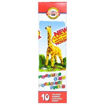 Koh-I-Noor Plasticine 10 colors 200g - buy, prices for MegaMarket - photo 2