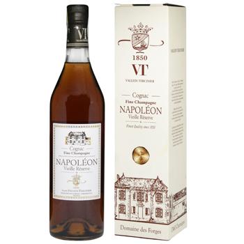 Коньяк Vallein Tercinier Napoleon 40% 0,7л - купить, цены на КОСМОС - фото 1