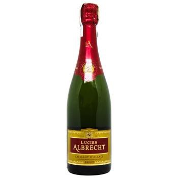 Lucien Albrecht Cremant White Dry Sparkling Wine 12% 0.75l - buy, prices for ULTRAMARKET - photo 1