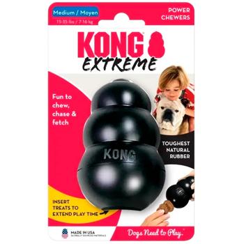 Игрушка Kong Extreme груша-кормушка для собак средних пород M 8,9см - купить, цены на MasterZoo - фото 1