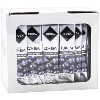 Rioba Blueberry Jam 20g x 30pcs - buy, prices for METRO - photo 2