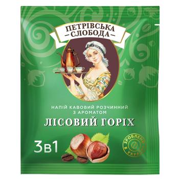 Напиток кофейный Петровская Слобода с ароматом лесного ореха 3в1 18г - купить, цены на Торба - фото 3