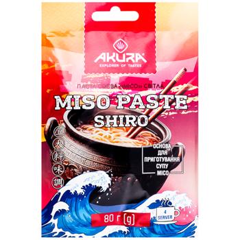 Паста соевая Akura светлая мисо 80г - купить, цены на КОСМОС - фото 1