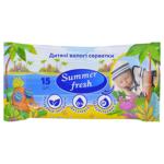 Summer Fresh Baby Wet Wipes 15pcs