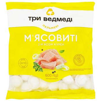 Three Bears Meat Dumplings with Chicken Meat 600g