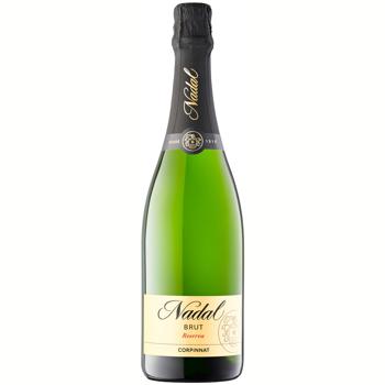 Вино игристое Nadal Corpinnat Brut Reserva белое сухое 12% 0,75л