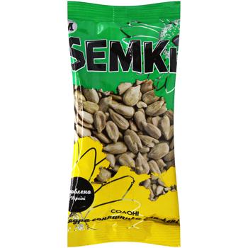 Семена подсолнечника Semki жареное соленое 50г - купить, цены на ULTRAMARKET - фото 1