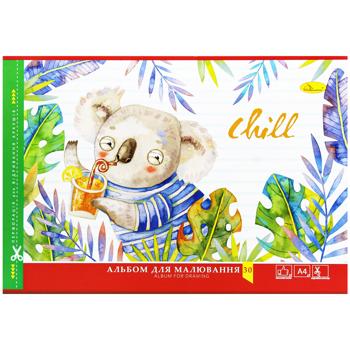 Apelsin Drawing Album with Staple and Perforation 30 Sheets in assortment - buy, prices for Auchan - photo 2