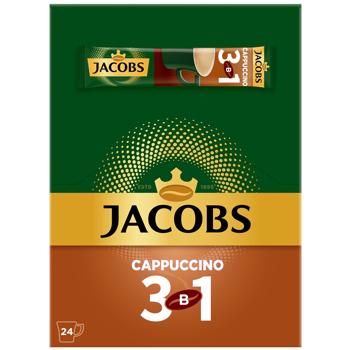 Напиток кофейный Jacobs Cappuccino 3в1 12,5г*24шт - купить, цены на MasterZoo - фото 1