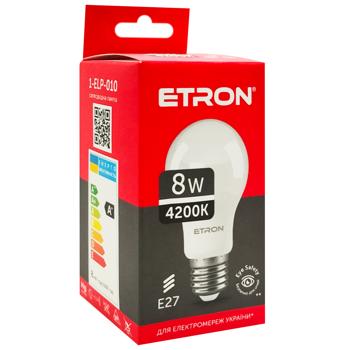 Etron LED Bulb A55 8W E27 4200K - buy, prices for - photo 4