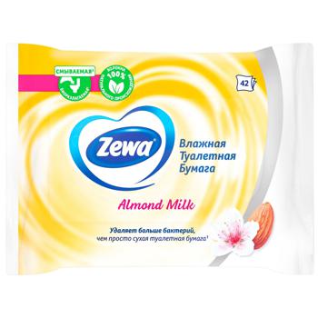 Вологий туалетний папір Zewa Almond Milk 42шт купити, ціни на МегаМаркет - фото 2