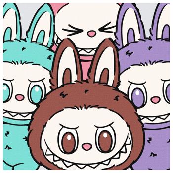 КАРТ.ЗА НОМ.КОМАНДА ЛАБУБУ 25Х25СМ - купити, ціни на Auchan - фото 1