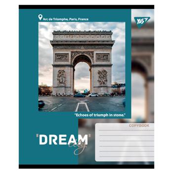 Зошит Yes Dream City в клітинку 24 аркуші в асортименті - купити, ціни на - фото 4
