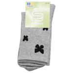 Носки Premier Socks подростковые высокие Бабочка р.22-24 серый
